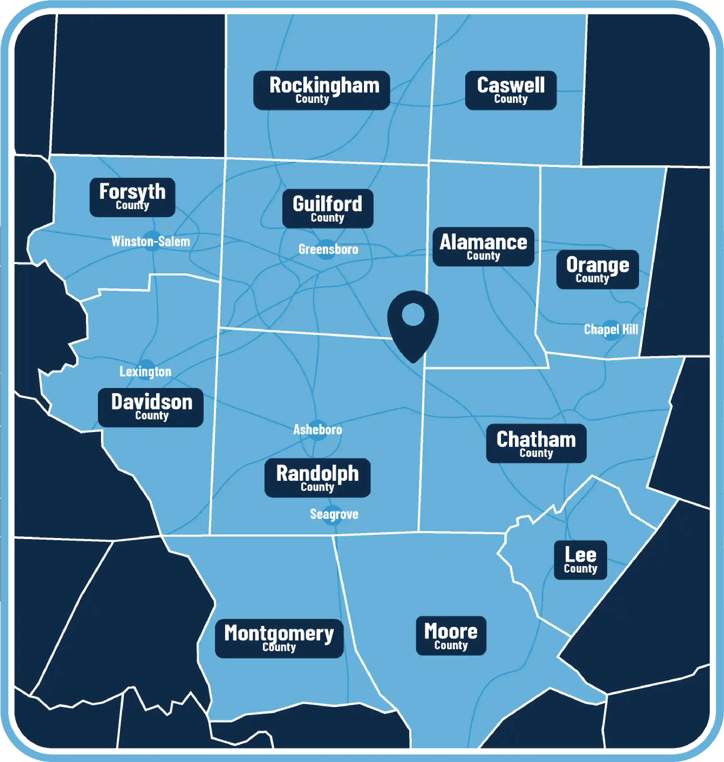 service area map for mobile