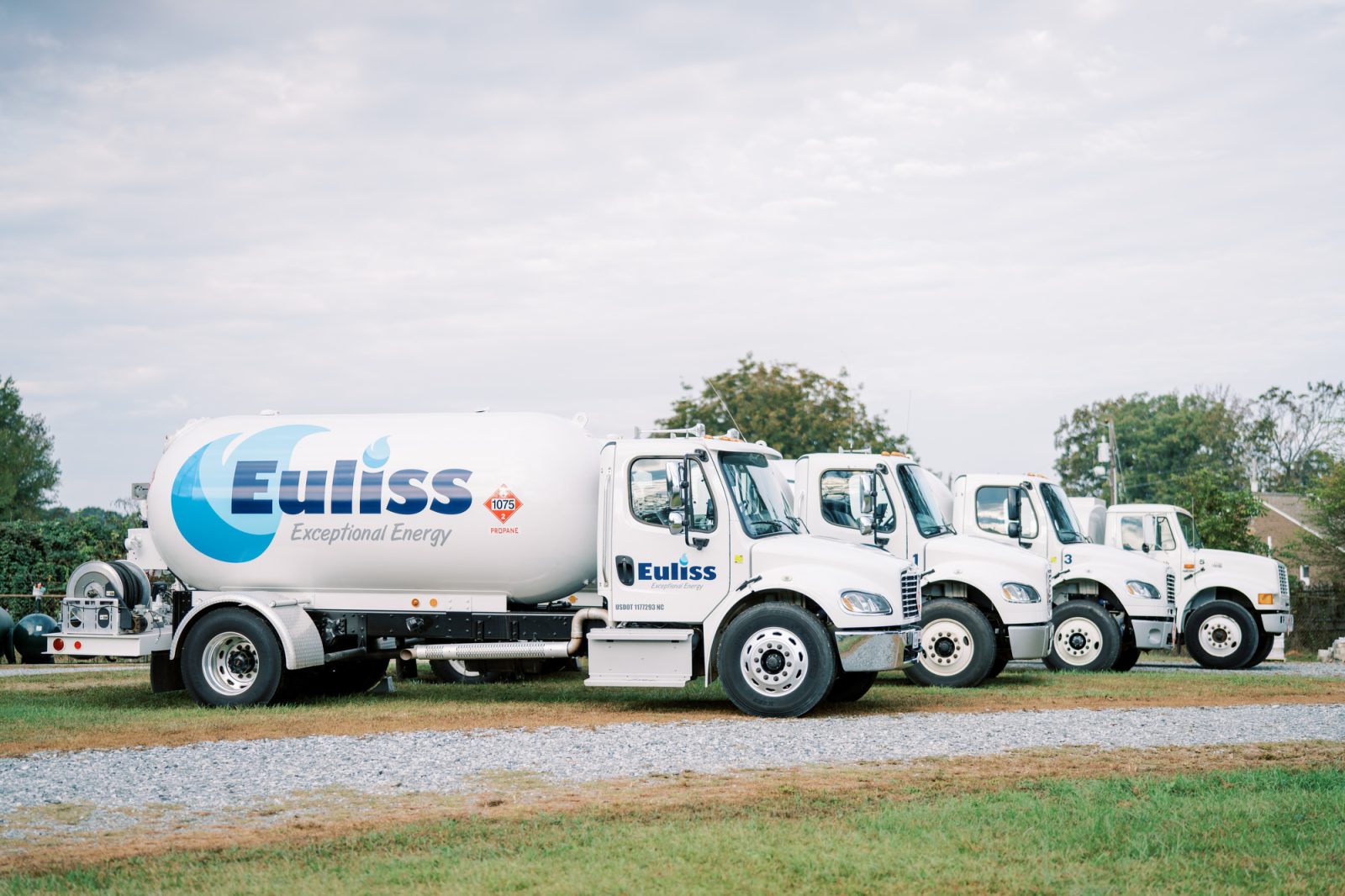 Euliss team in front of propane trucks